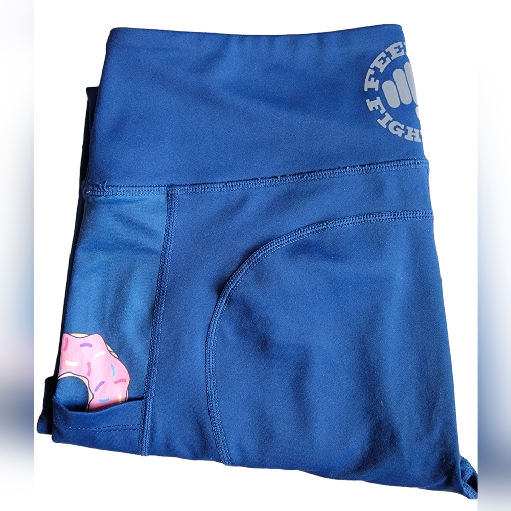 FMFM Feed Me Fight Me donut pocket leggings